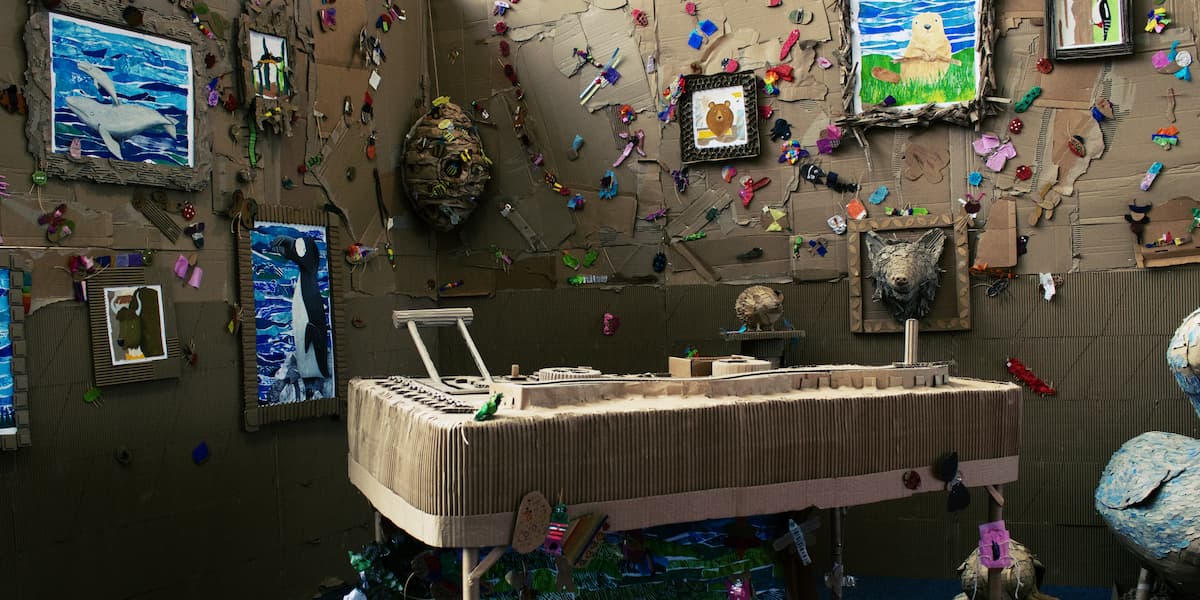 The Pop-up Cardboard Museum of Natural History from the Future